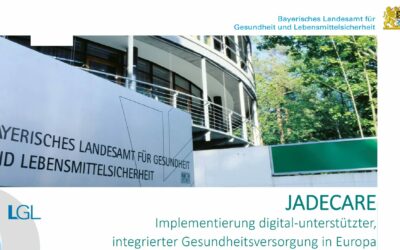 JADECARE presented on 9th Bavarian Public Health Conference 2021